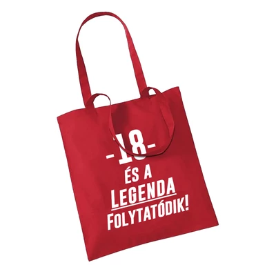18 és a Legenda Folytatódik! Ajándék Szülinapi Táska
