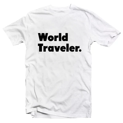 World Traveler. Utazós Ajándék Póló World Traveler. Utazós Ajándék Póló