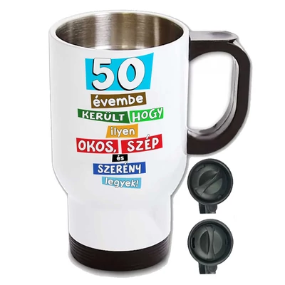 50 Évembe Került... Szülinapi Ajándék Utazó Bögre
