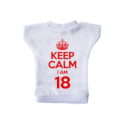 KEEP CALM, I'M 18 Szülinapi Ajándék Üvegpóló