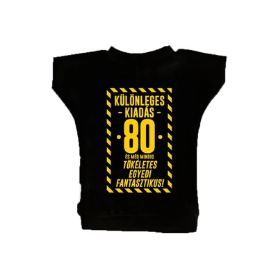 Különleges Kiadás - 80 és Még Mindig Tökéletes Ajándék Szülinapi Üvegpóló