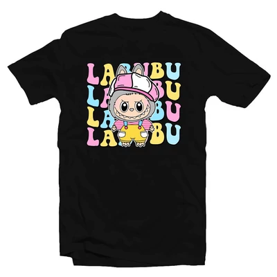 Labubu Mintás Vicces Póló - 4.0 Labubu Mintás Vicces Póló - 4.0