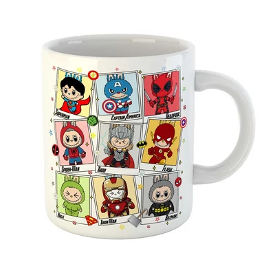 Labubu Mintás Ajándék Bögre - Bosszúállók Labubu Mintás Ajándék Bögre - Bosszúállók