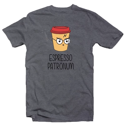 Espresso Patronum Feliratos Vicces Póló Espresso Patronum Feliratos Vicces Póló