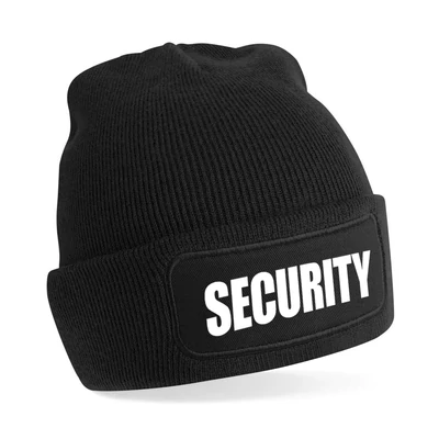 Security Feliratú Vicces Ajándék Téli Sapka