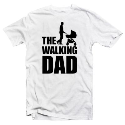 Kép 1/3 - The Walking Dad Vicces, Ajándék Póló