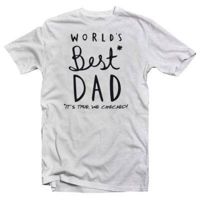 Kép 1/3 - World's Best Dad Ajándék Póló Apák Napjára