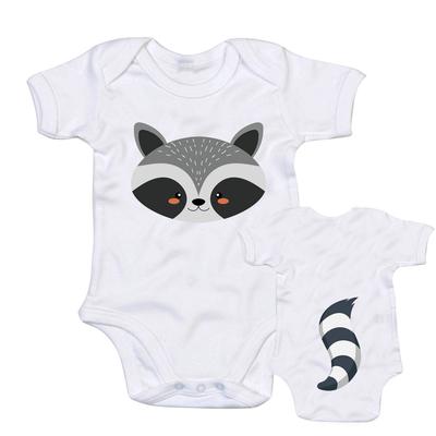 Kép 1/4 - Mosómaci Mintás Cuki Baba Body Ruha