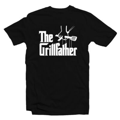 Kép 1/3 - The Grillfather Ajándék Póló Grill Rajongóknak
