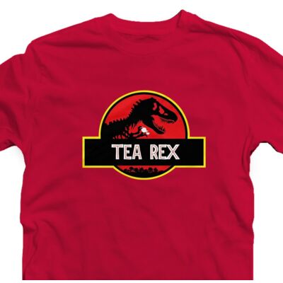 Kép 3/3 - Tea Rex Ötletes Vicces Póló 2