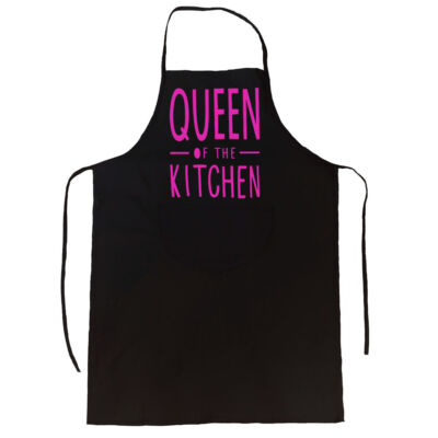 Kép 1/4 - Queen of the Kitchen' Vicces, Tréfás Kötény