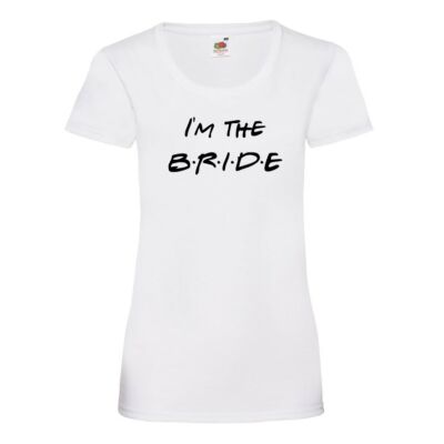 Kép 1/3 - I'm the Bride Női Póló Lánybúcsúra