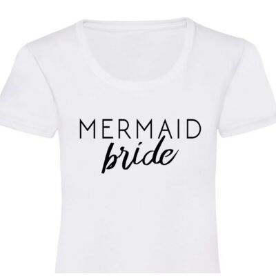 Kép 2/3 - Mermaid Bride Női Póló Lánybúcsúra 2