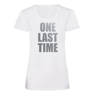 Kép 1/3 - One Last Time Feliratú Női Póló Lánybúcsúra
