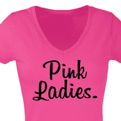 Kép 3/3 - Pink Ladies' Feliratos Lánybúcsú Női Póló 2