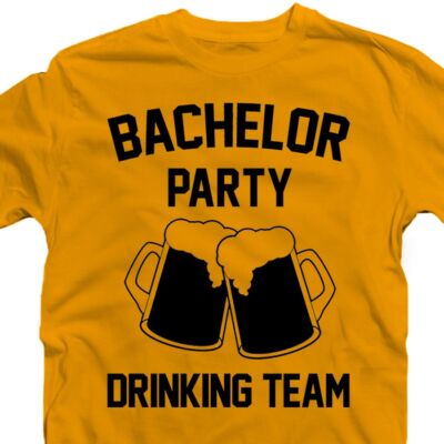 Kép 3/3 - Bachelor Party Drinking Team' Legénybúcsú Party Póló 2