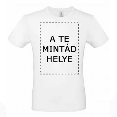 Kép 1/2 - Saját Mintás Férfi Környakú Póló