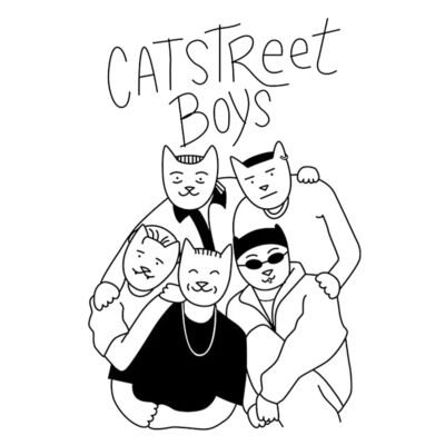 Kép 2/2 - Catstreet Boys Vicces Ajándék Póló 2