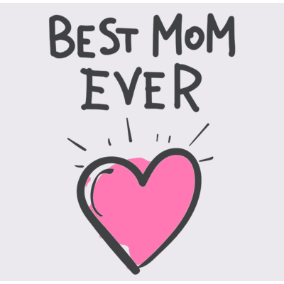 Kép 2/2 - Best Mom Heart - Anyák Napi Ajándék Póló 2