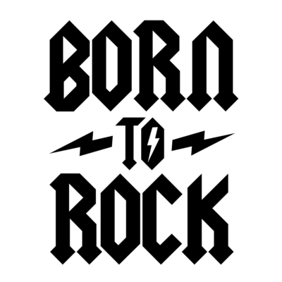 Kép 2/4 - Born to Rock Feliratú Cuki Baba Body Ruha 2