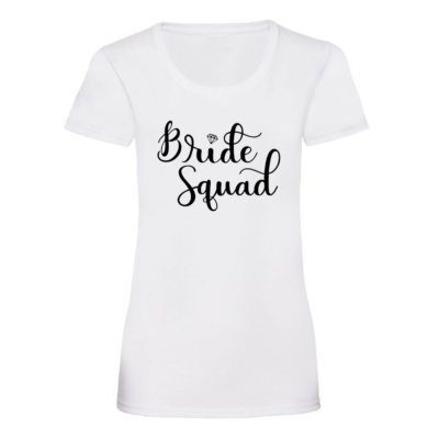 Kép 1/3 - Diamond Bride Squad Feliratos Női Póló Lánybúcsúra
