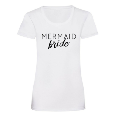 Kép 1/3 - Mermaid Bride Női Póló Lánybúcsúra