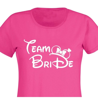 Kép 2/3 - Minnie Team Bride Női Póló Lánybúcsúra 2