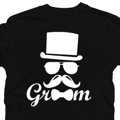 Kép 3/3 - Groom Top Hat' Legénybúcsú Party Póló 2