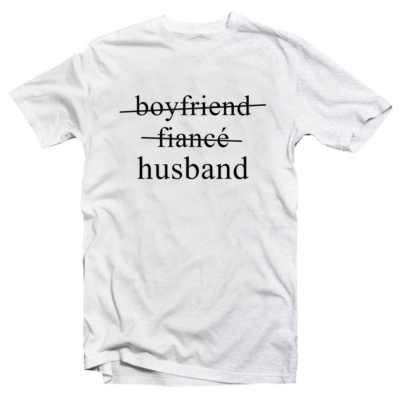 Kép 1/3 - Boyfriend, Fiancé, Husband Szerelmes Póló Valentin-napra