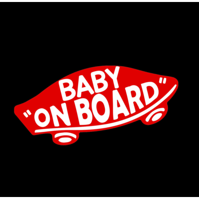 Kép 2/3 - Baby On Board Vans Ajándék Póló Babaváró Bulira 2