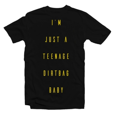 Kép 1/2 - I Am Just a Teenage Dirtbag Baby Zenei Feliratos Póló