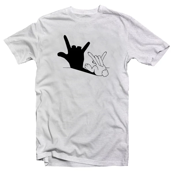 Rabbit Hand Állatos Póló