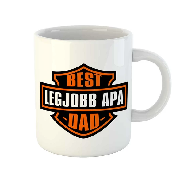 Legjobb Apa Motoros Ajándék Bögre