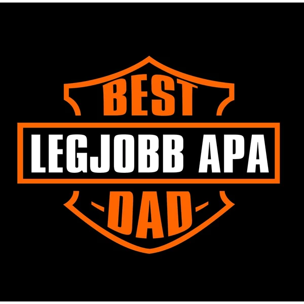 Legjobb Apa Motoros Ajándék Póló 2
