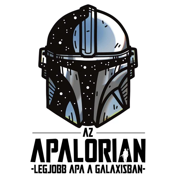 Apalorian: A Legjobb Apa a Galaxisban Ajándék Póló 2