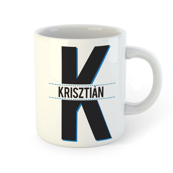 Krisztián - Ajándék Névnapos Bögre