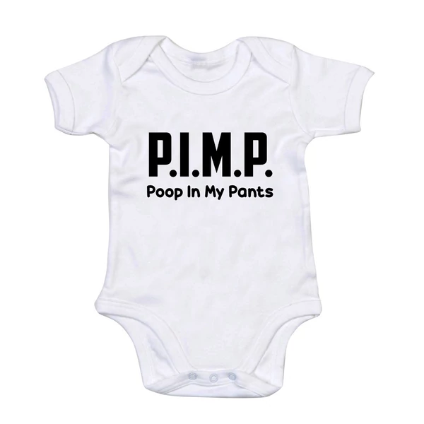 Pimp Feliratú Vicces Baba Body Ruha