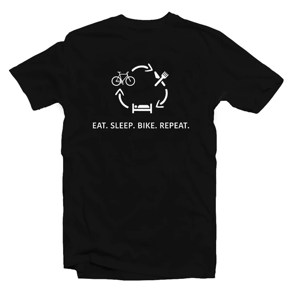 Eat. Sleep. Bike. Repeat Bringás, Vicces Póló