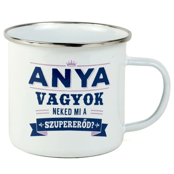 Ajándék Fém Bögre Ismerősnek - Anya