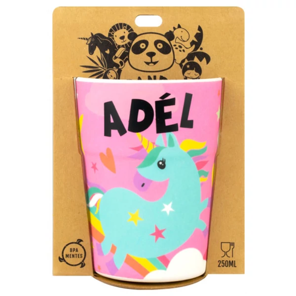 Adél Feliratú Pohár Gyerekeknek - Panda Banda