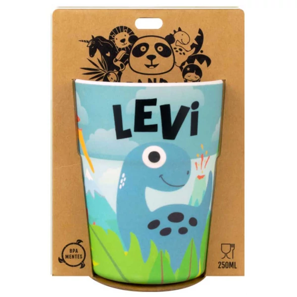 Levi Feliratú Pohár Gyerekeknek - Panda Banda