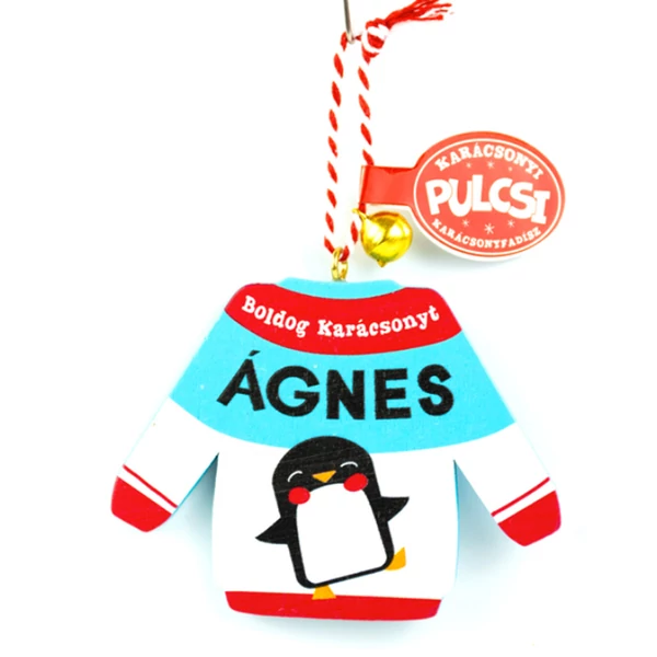 Karácsonyi Pulcsi Dísz: Ágnes