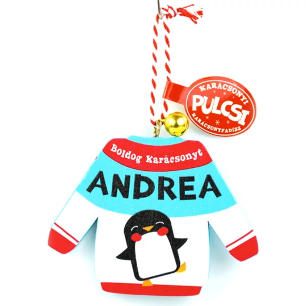 Karácsonyi Pulcsi Dísz: Andrea