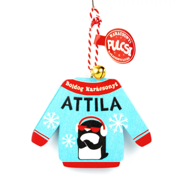 Karácsonyi Pulcsi Dísz: Attila
