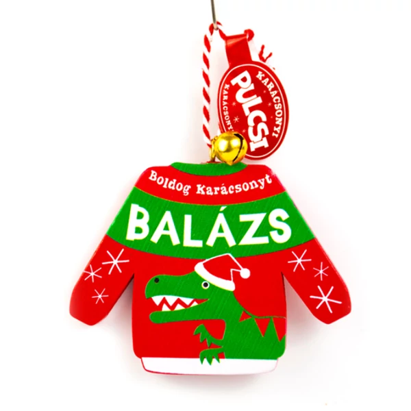 Karácsonyi Pulcsi Dísz: Balázs