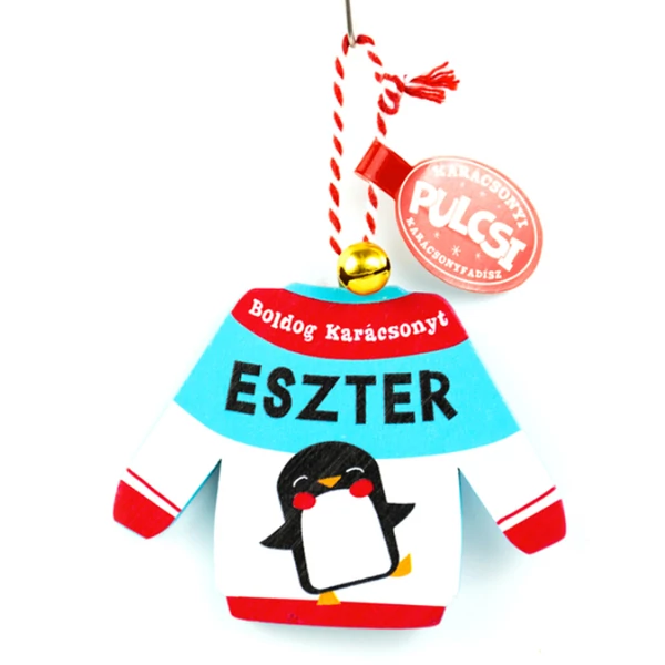 Karácsonyi Pulcsi Dísz: Eszter