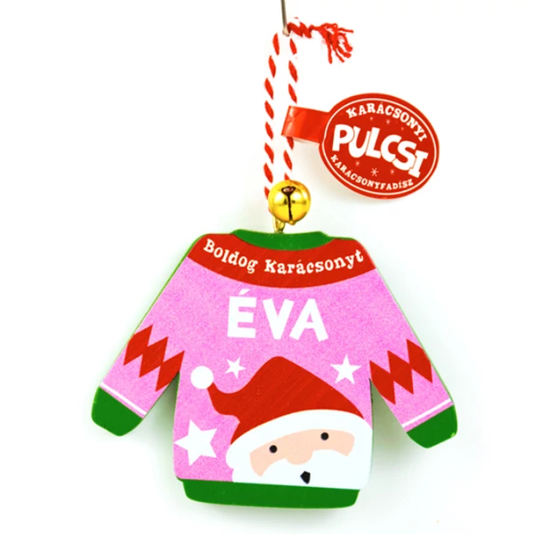 Karácsonyi Pulcsi Dísz: Éva