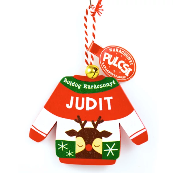 Karácsonyi Pulcsi Dísz: Judit