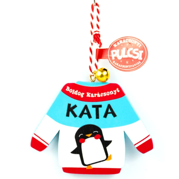 Karácsonyi Pulcsi Dísz: Kata
