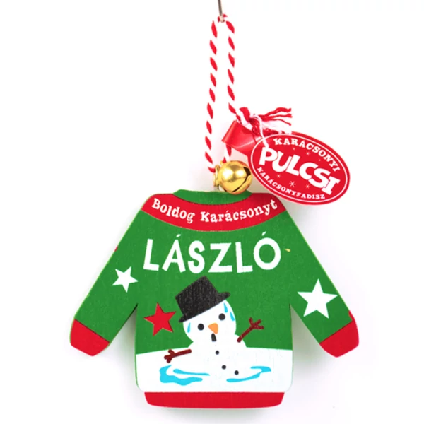 Karácsonyi Pulcsi Dísz: László